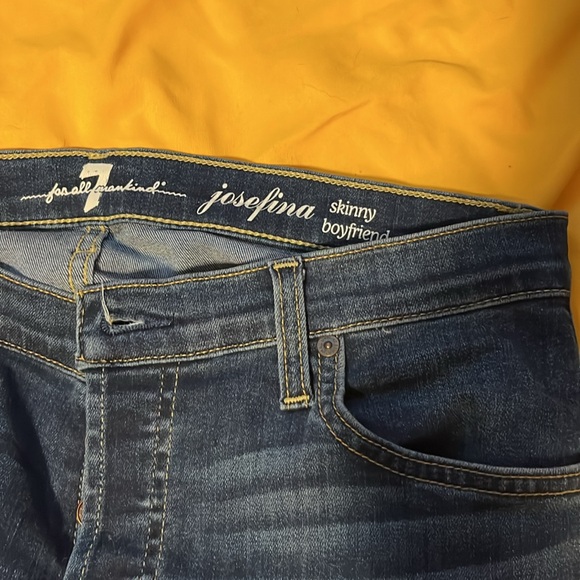 7 for all mankind - the Josefina skinny boyfriend - size 27 EUC - Picture 3 of 10